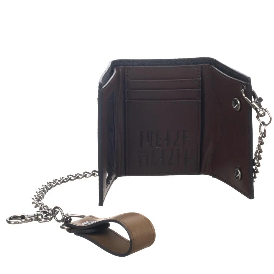 Star Wars: The Mandalorian Chain Wallet with Metal Shield