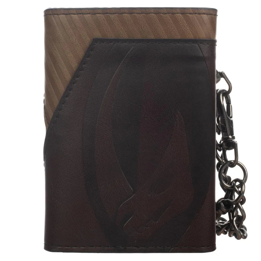Star Wars: The Mandalorian Chain Wallet with Metal Shield