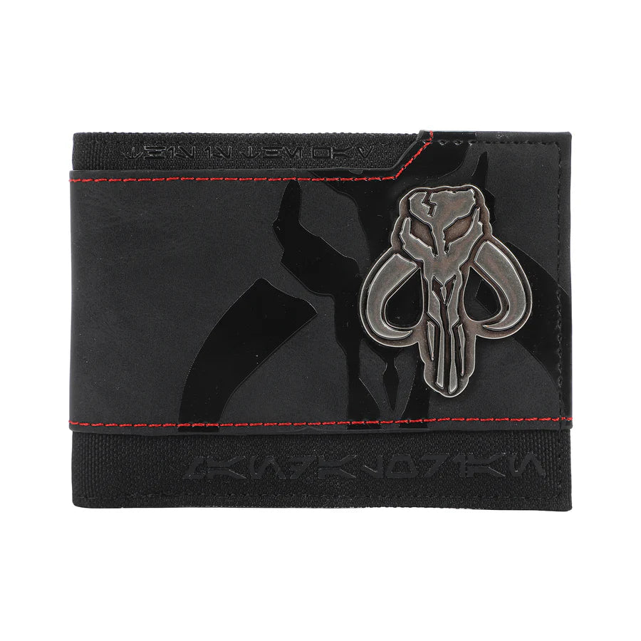 Star Wars The Mandalorian Bantha Skull Crest Bi-Fold Wallet