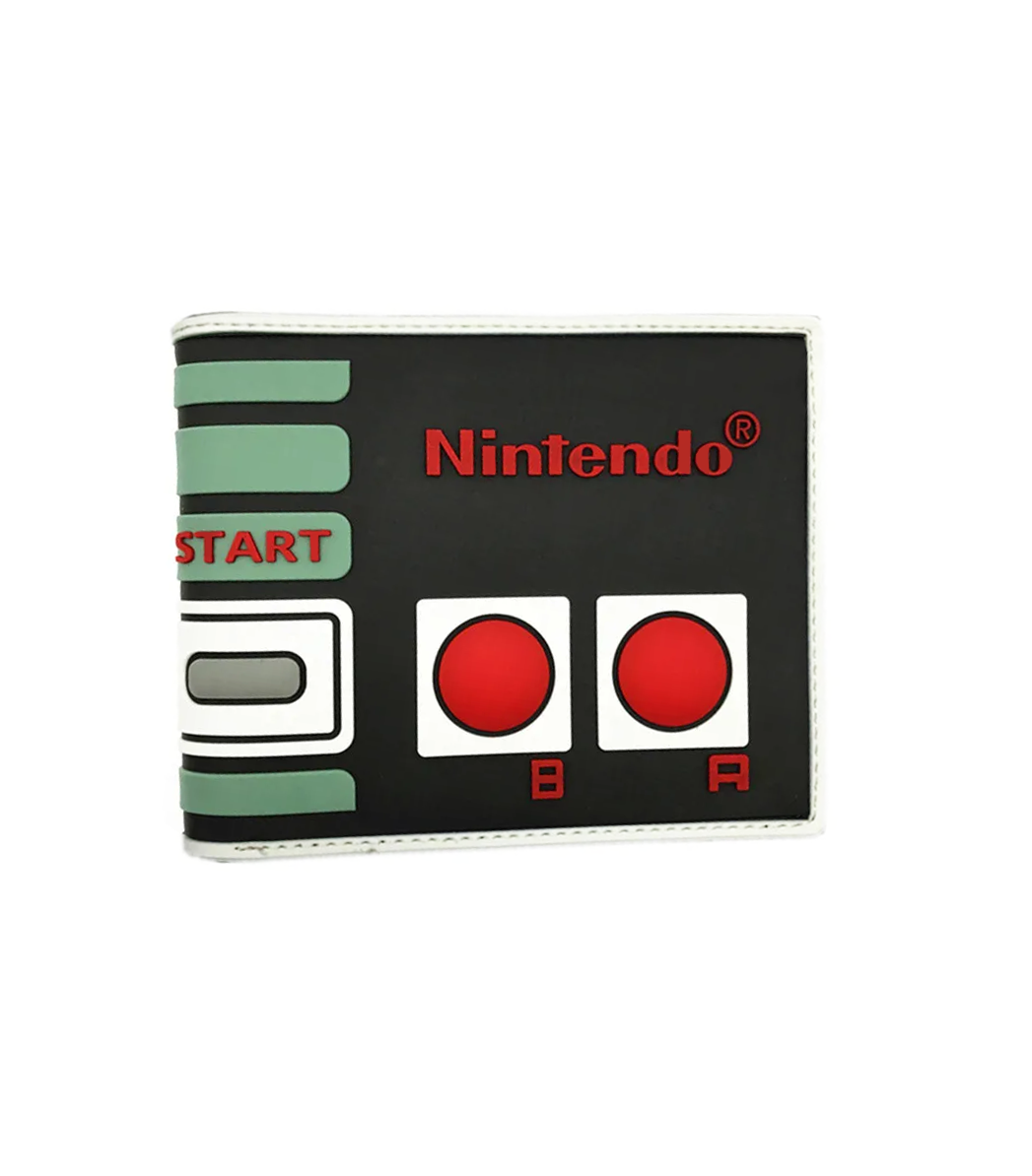 Nintendo NES wallet with control pad design on a white background available at chimploot.com