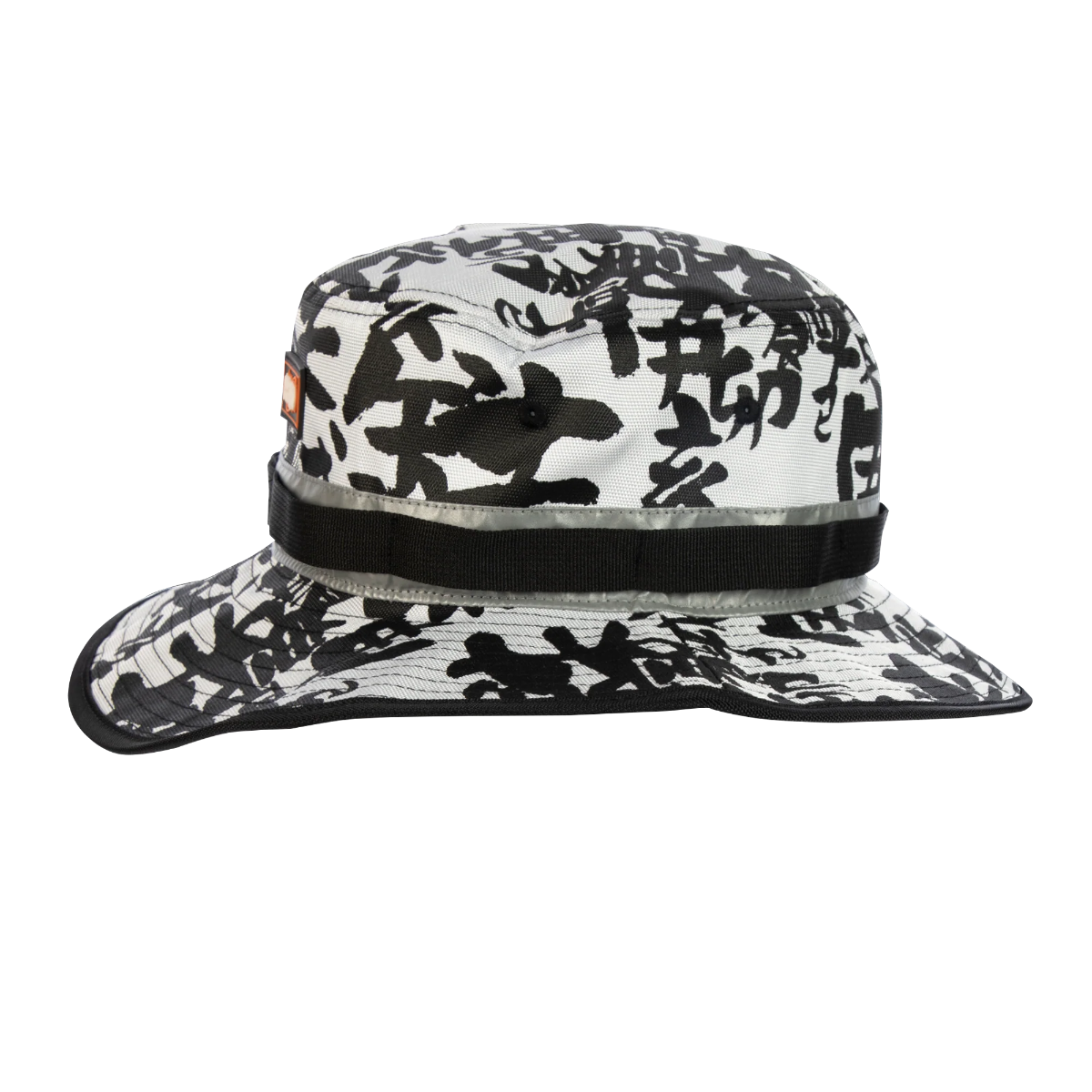 Naruto Allover Black & White Print Boonie Hat on sale at ChimpLoot.com