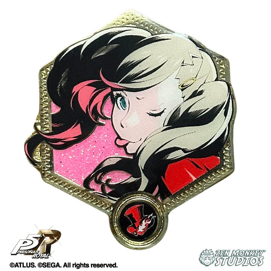 Golden Series 2: Persona 5 Royal Panther collectible Pin by zen monkey studios available at chimploot.com