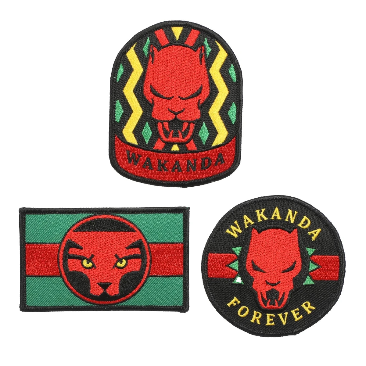 Black Panther: Wakanda Forever Iron-on Patch Set