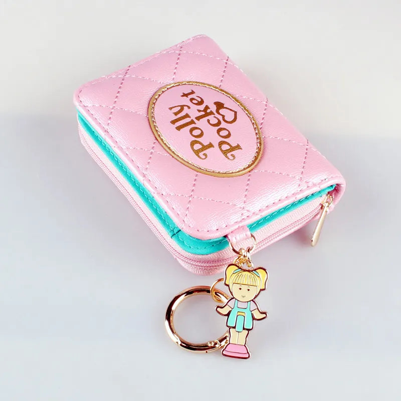 Polly Pocket - Pink Quilted Wallet With Charm Detail