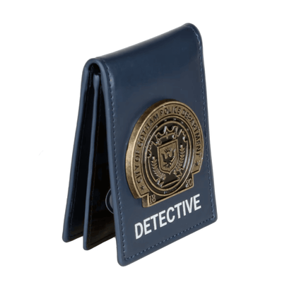 Iconic Batman 1966 Comic History Bat Emblem Outfit Wallet Bi-Fold ID & Card Holder, Grey