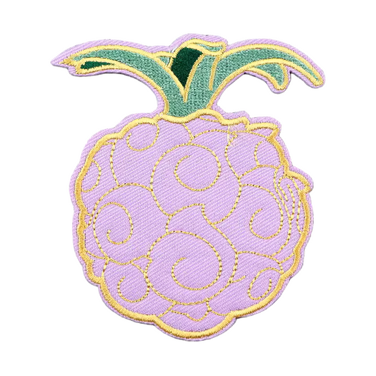 One Piece Yami Yami no Mi Fruit Iron-on Patch available at chimploot.com