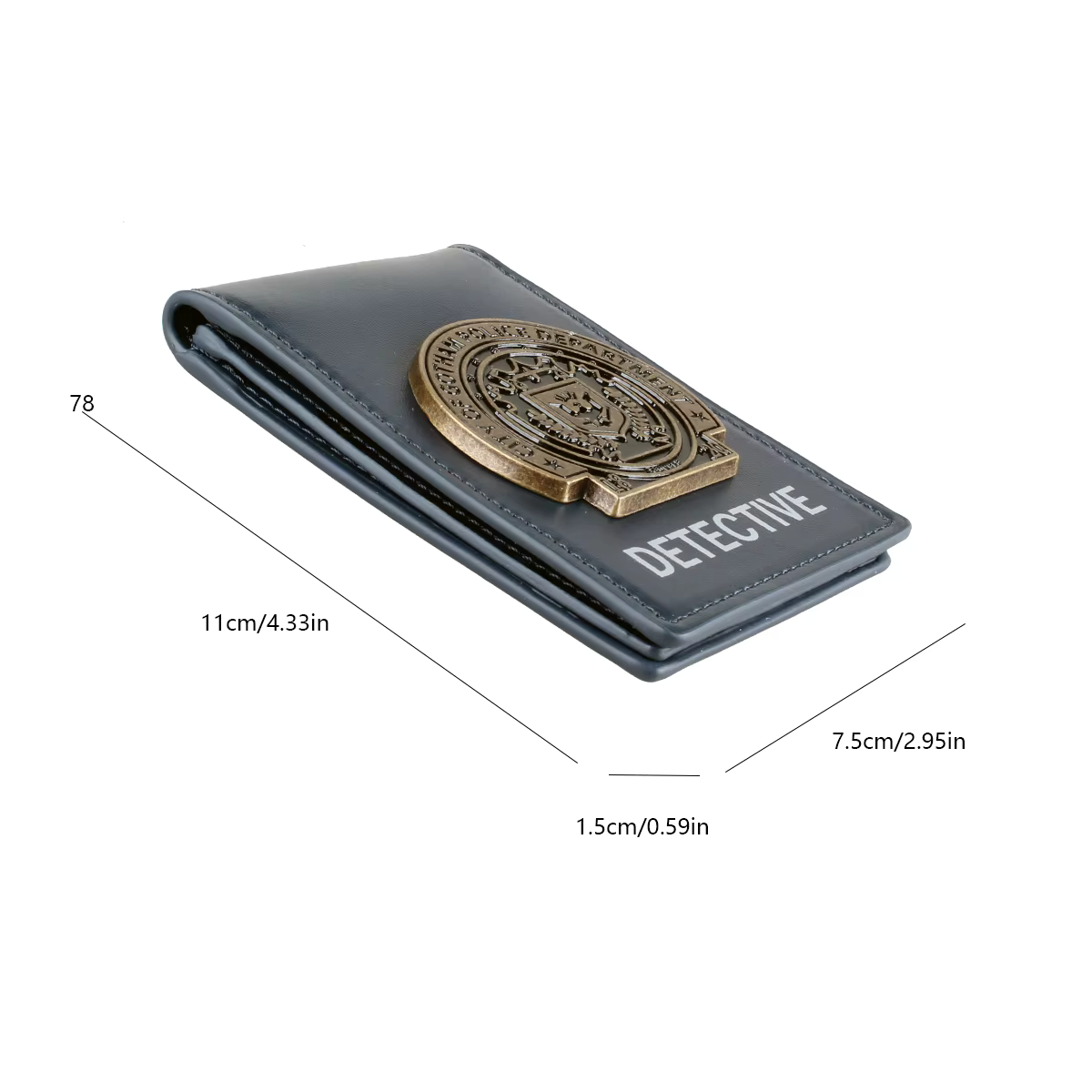 DC comics Batman Gotham City Police Badge Bi-Fold Wallet available at chimploot.com
