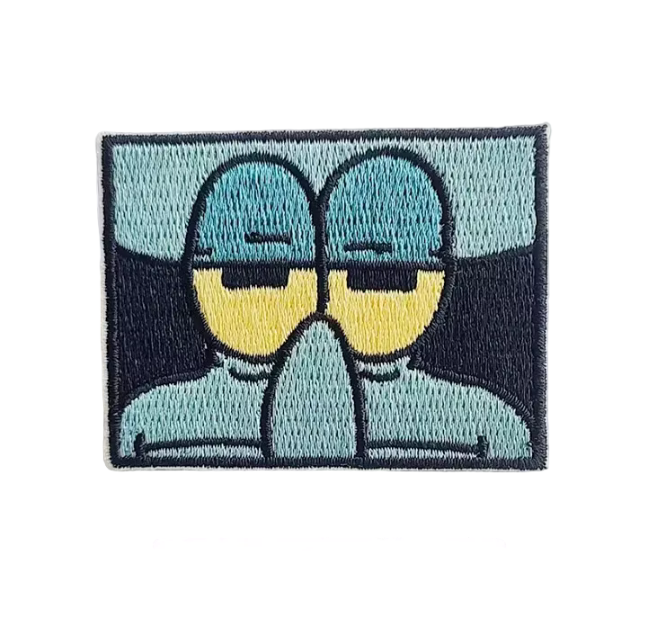 SpongeBob, Patrick & Squidward Embroidered 3-Pack Iron-on Patch Set