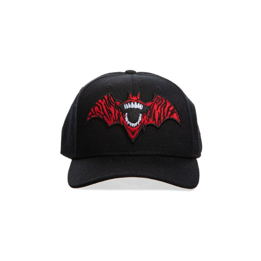 Officially Licensed DC Comic Batman and Joker Logo Snapback Black Red Embroidered Bat Adjustable Flexible Bill hat