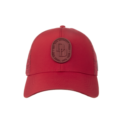 Daredevil comic red perfomance hat cap available at chimploot.com