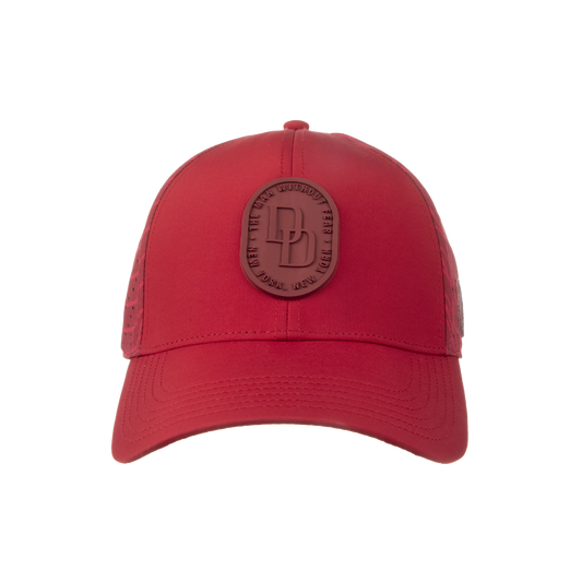 Daredevil comic red perfomance hat cap available at chimploot.com