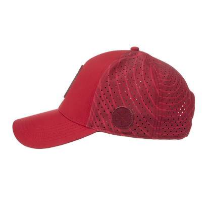 Daredevil comic red perfomance hat cap available at chimploot.com