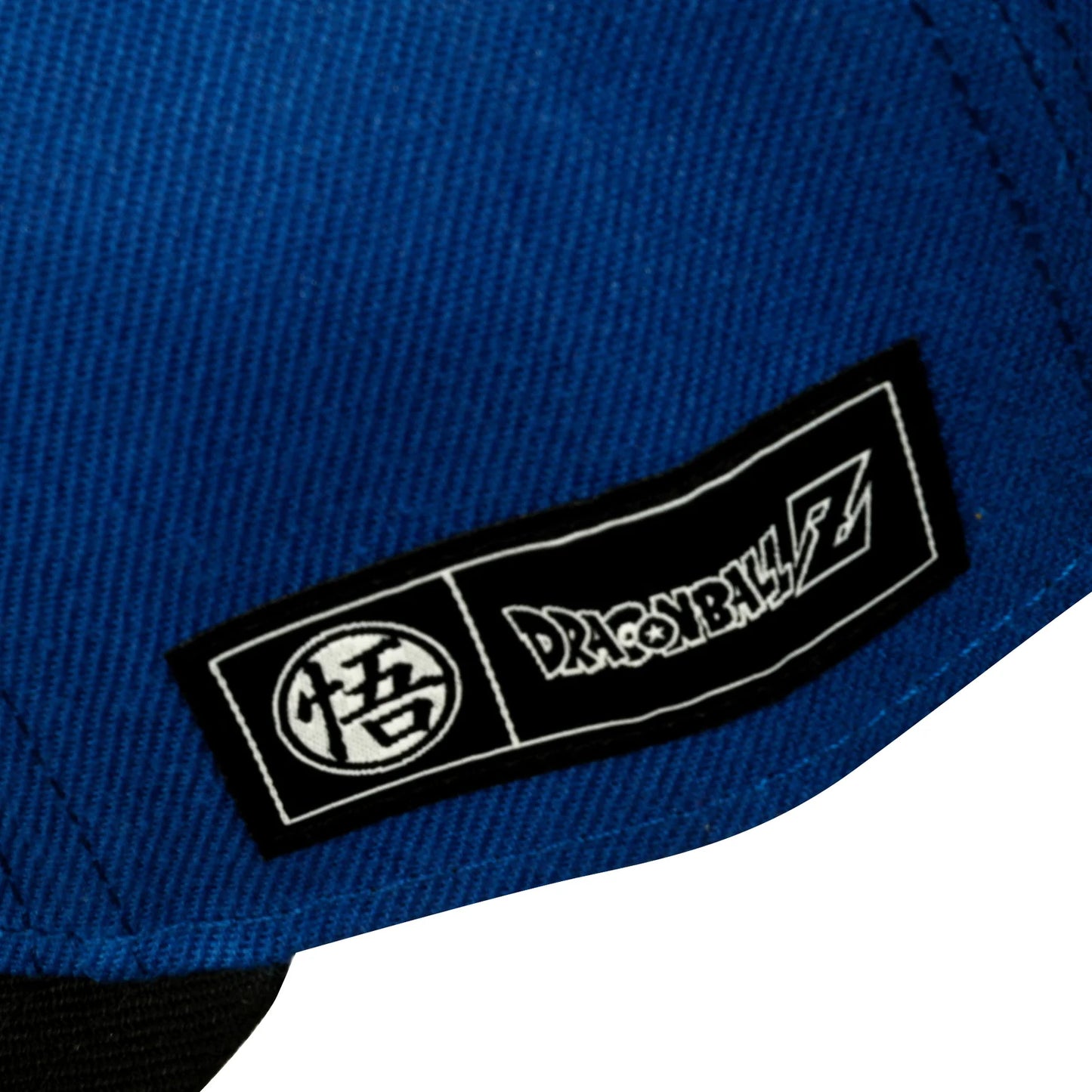 Dragon Ball Z embroidered Snapback Blue Adjustable Atsuko Exclusive Logo Stitched Close up