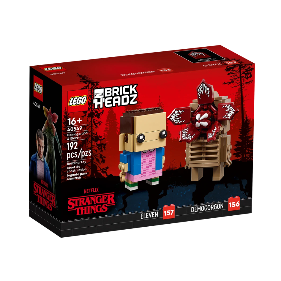 BrickHeadz Stranger Things Demogorgon and Eleven (40549) *RETIRED