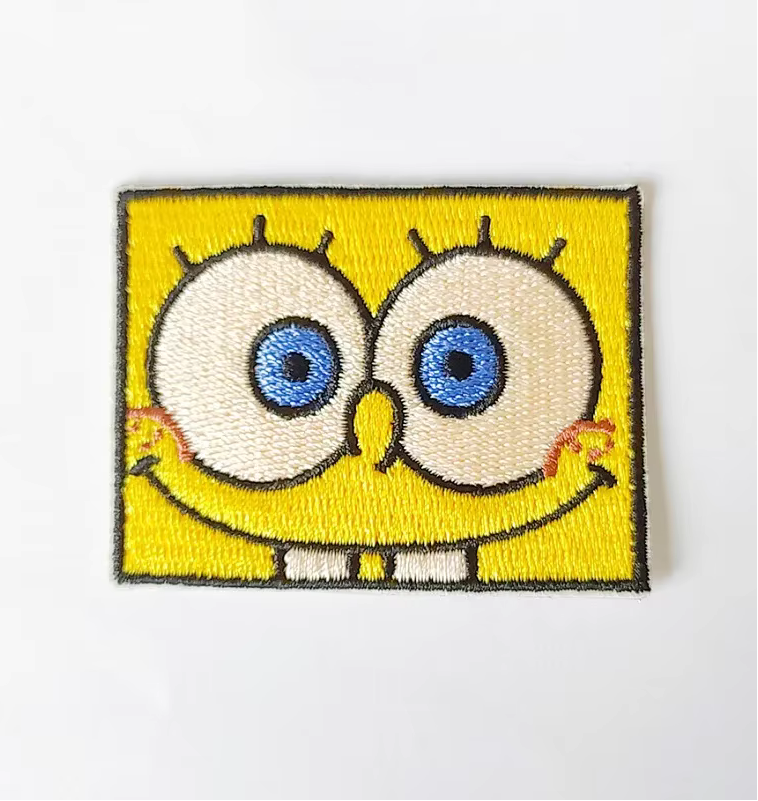 SpongeBob, Patrick & Squidward Embroidered 3-Pack Iron-on Patch Set