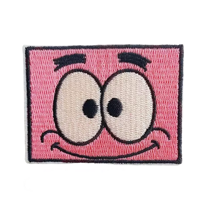 SpongeBob, Patrick & Squidward Embroidered 3-Pack Iron-on Patch Set