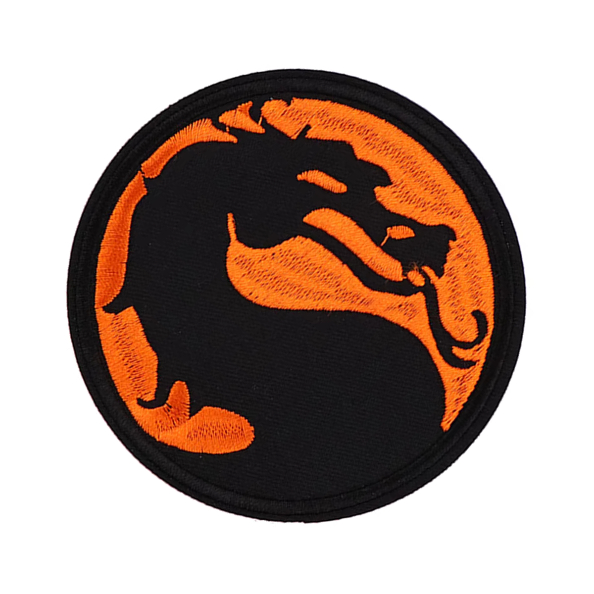 Mortal Kombat logo Iron-on Patch available at Chimploot.com