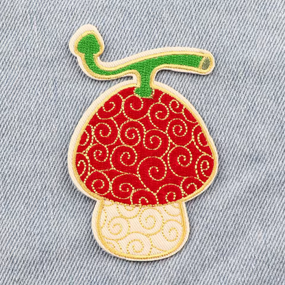 one piece anime manga Hito Hito devil  Fruit Iron-on Patch available at chimploot.com
