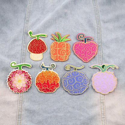 Devil Fruit 7-Pack Plain Back Patch Set