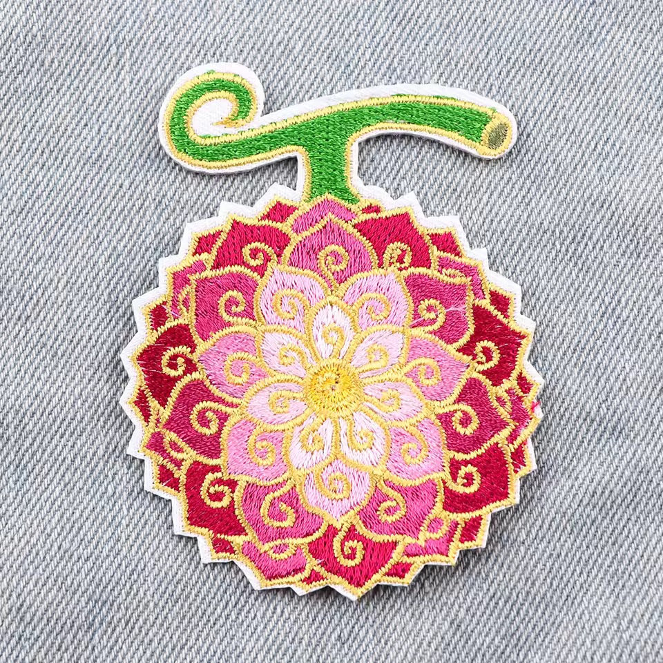 one piece anime Hana Hana Fruit Iron-on Patch available at chimploot.com