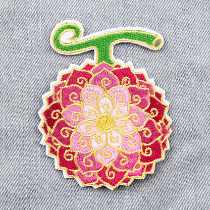 one piece anime Hana Hana Fruit Iron-on Patch available at chimploot.com