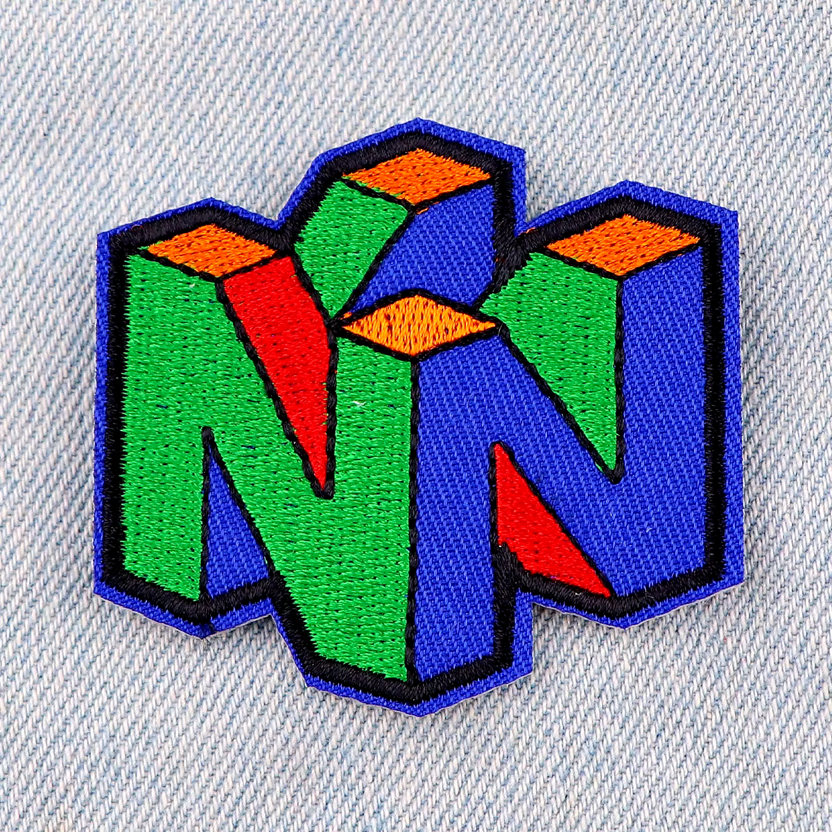 Nintendo 64 logo Iron-on Patch available at chimploot.com