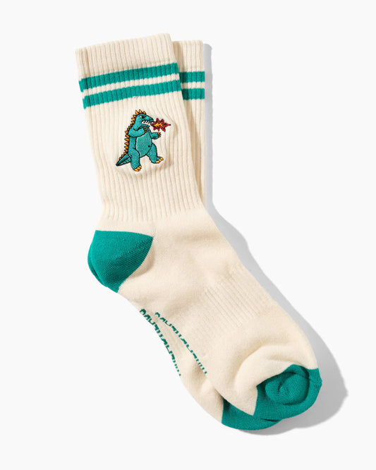 Kaiju Premium Stripes Crew Socks by threadheads available at chimploot.com