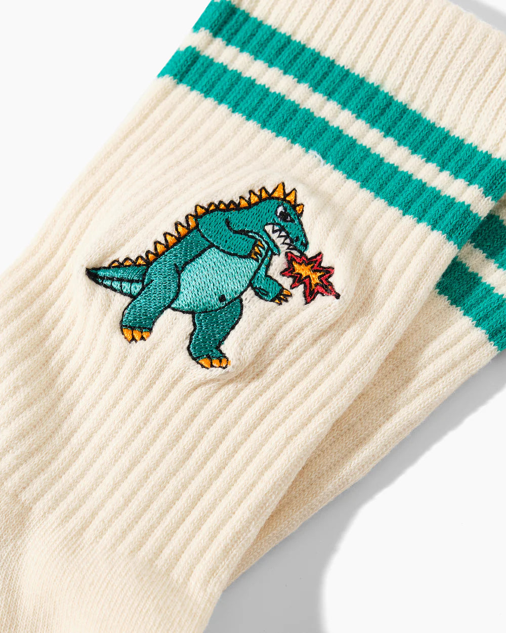 Kaiju Premium Stripes Crew Socks by threadheads available at chimploot.com
