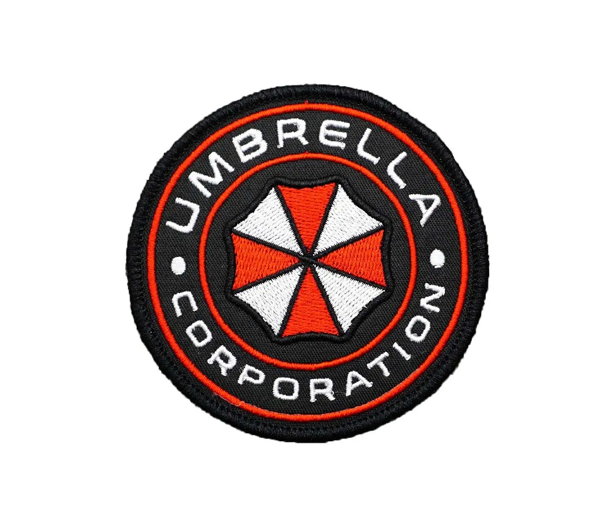 Resident Evil Video Game Umbrella Corporation Hook & Loop Embroidered Collectible Patch