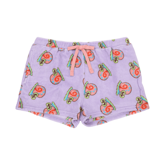 SpongeBob SquarePants Gary the Snail All-Over Print Women's Lounge Shorts