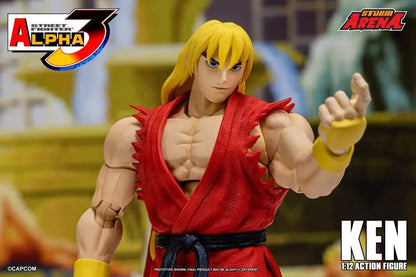 Capcom Street Fighter Alpha 3 Storm Arena Ken 1/12 Scale Action Figure available at chimploot.com