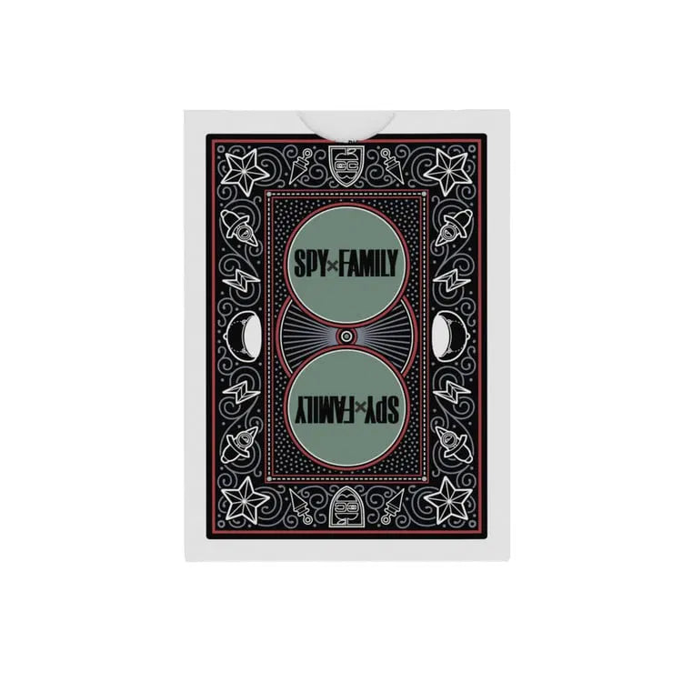 Spy Family playing cards packaging on a white background