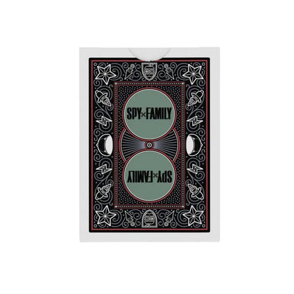 Spy Family playing cards packaging on a white background