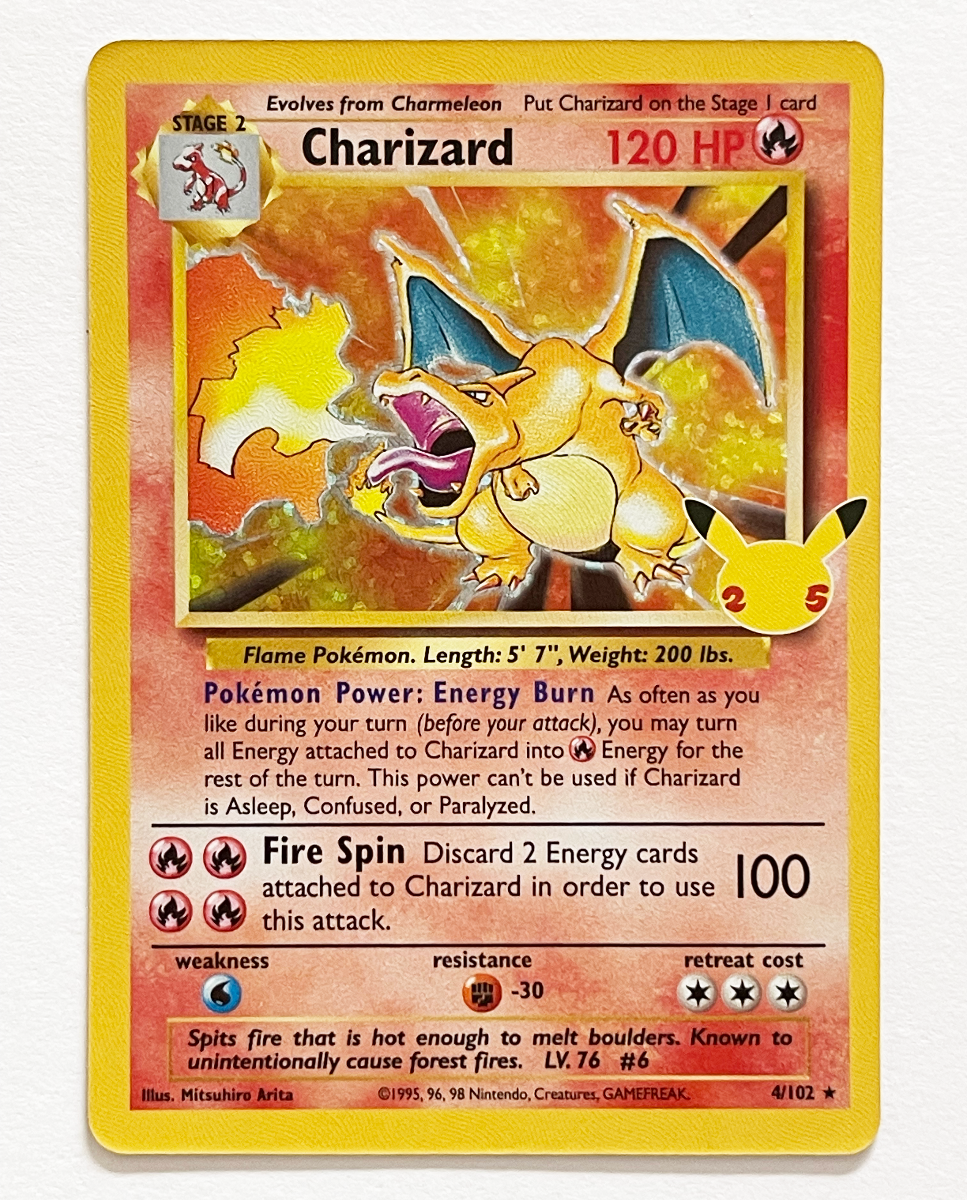 Pokémon: Charizard - Celebrations: Classic Collection 4/102 (Rare Holo) available at chimploot.com