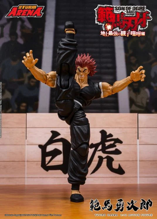 Baki the Grappler Baki Hanma: Son of Ogre Storm Arena Yujiro Hanma 1/12 Scale Action Figure available at chimploot.com