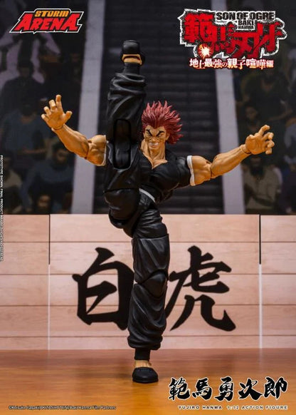 Baki the Grappler Baki Hanma: Son of Ogre Storm Arena Yujiro Hanma 1/12 Scale Action Figure available at chimploot.com