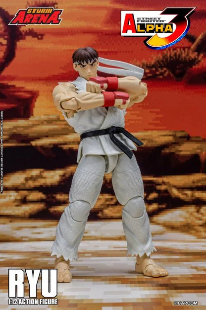 Capcom Street Fighter Alpha 3 Storm Arena Ryu 1/12 Scale Action Figure available at chimploot.com