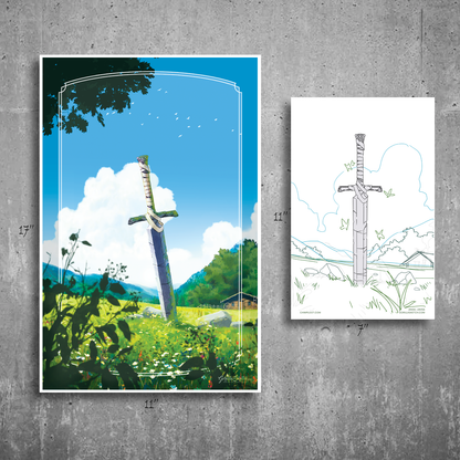 The Silent Witness (11"x17") + Bonus Sketch