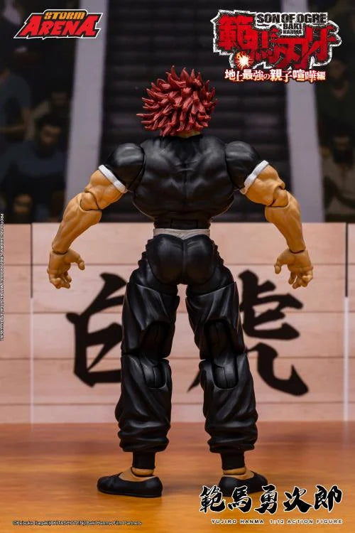 Baki the Grappler Baki Hanma: Son of Ogre Storm Arena Yujiro Hanma 1/12 Scale Action Figure available at chimploot.com