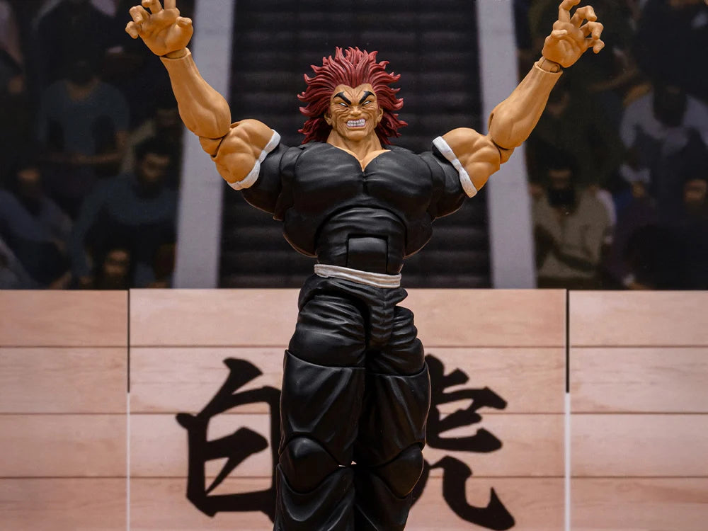 Baki the Grappler Baki Hanma: Son of Ogre Storm Arena Yujiro Hanma 1/12 Scale Action Figure available at chimploot.com