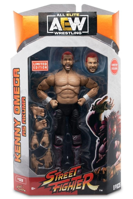 AEW x Street Fighter Game Stop Exclusive - #03 Kenny Omega (Akuma)