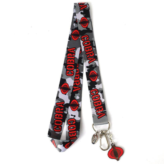 G.I. Joe Cobra Logo Lanyard with Metal Charm