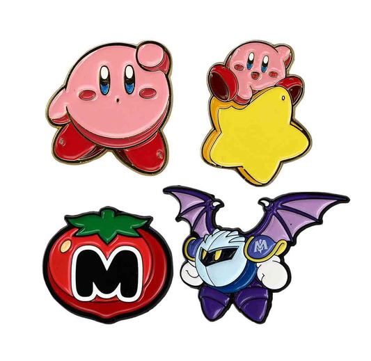 Kirby Characters Lapel Pin Set available at chimploot.com