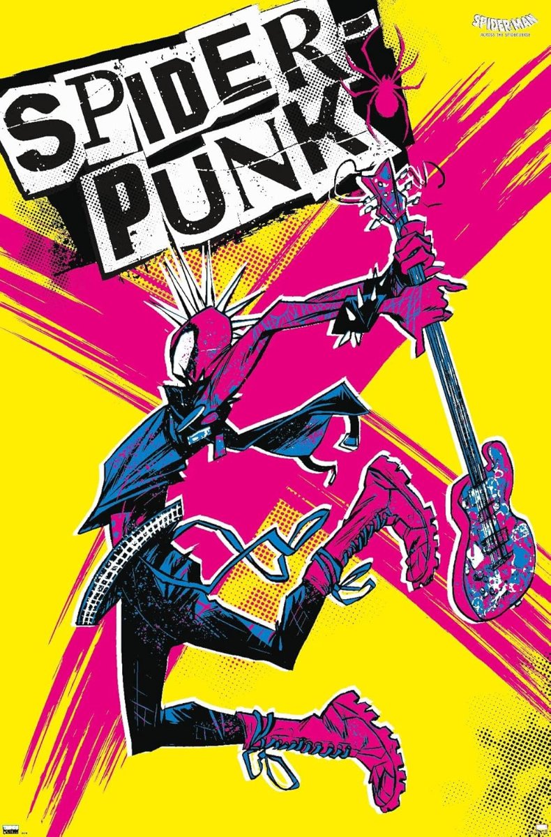 Marvel Spider-Man: Across The Spider-Verse - Spider-Punk (22"x34") available at Chimploot.com