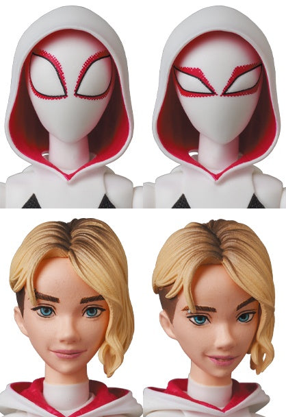 MAFEX No.134 Spider-Gwen & Spider-Ham Spider-Man: Into The Spider-Versecollectible action figure available at chimploot.com