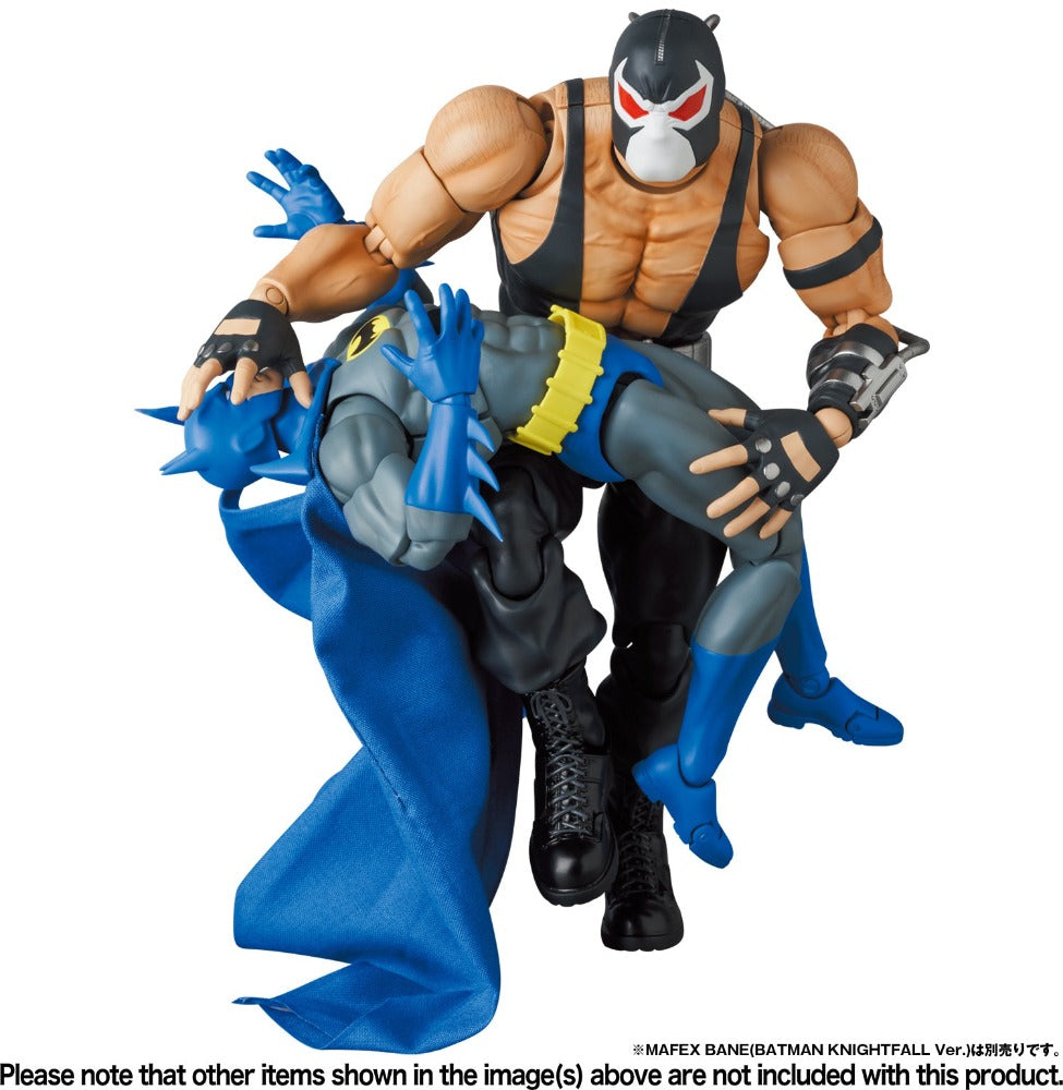 Medicom MAFEX No.215 Batman Knight Crusader Knightfall Version collectible action figure fighting Bane action figure