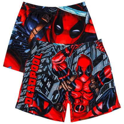 Deadpool Comic Big Print Mesh Shorts