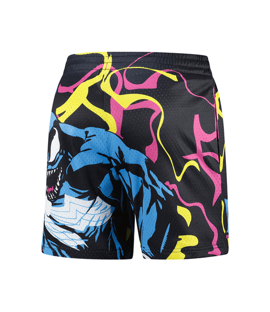 Marvel Venom Big Print Mesh Active Shorts