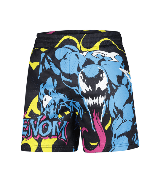 Marvel Venom Big Print Mesh Active Shorts