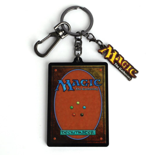 Keychain with 'Magic: The Gathering' design on a white background